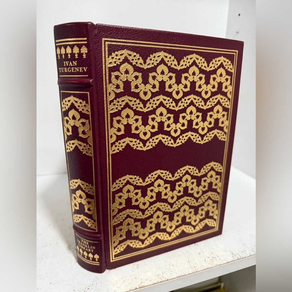 Ivan Turgenev First Love and Other Tales - Luxury Franklin Library Leather Bound
